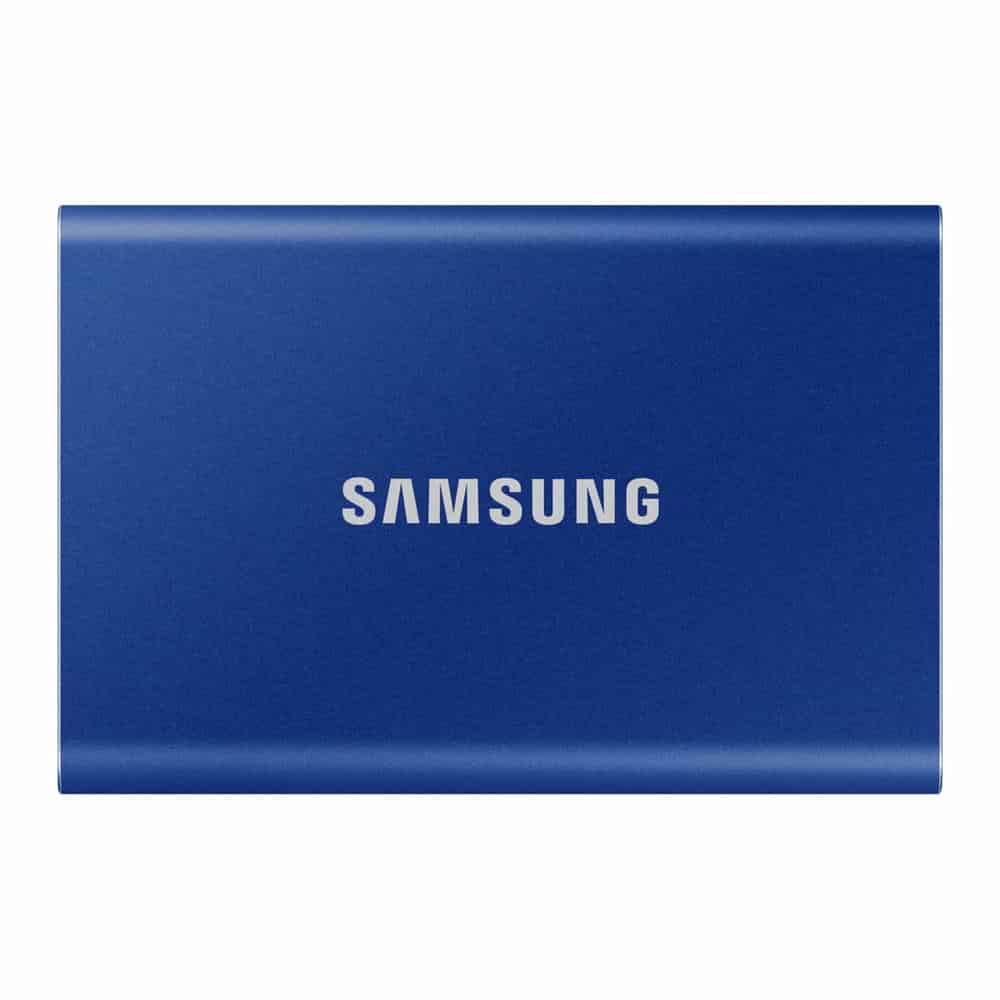 (image for) Samsung T7 Blue 2TB Portable External SSD USB-C/A Gen2